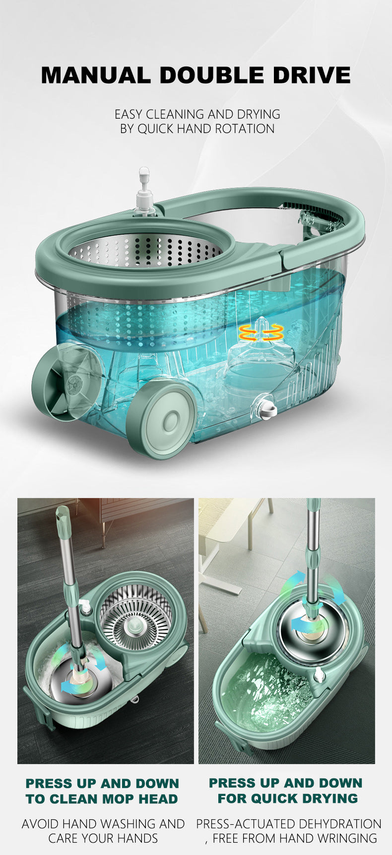 Spin mop