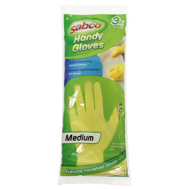 Handy Gloves  x3 Pack   MEDIUM SIZE
